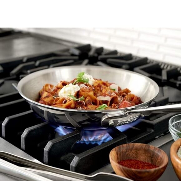 All-Clad Stainless Steel 9.5" Serving Tongs - Picture 2 of 9